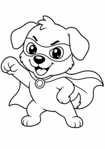 Superhund rettet den Tag