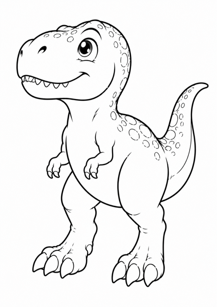T-Rex blickt aufmerksam in die Ferne